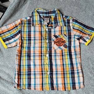 Wrangler Kids Multicolor Plaid Button-Down Shirt